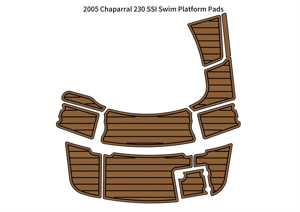 2005 Chaparral 230 SSI Swim Platform Step Boat EVA Foam Teak Deck Floor Pad Mat
