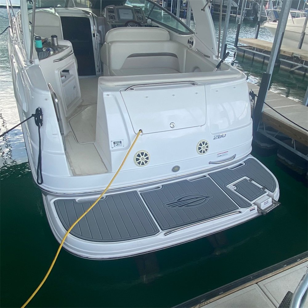 2005 Chaparral Signature 240 Swim Platform Cockpit Boat EVA Teak Floor