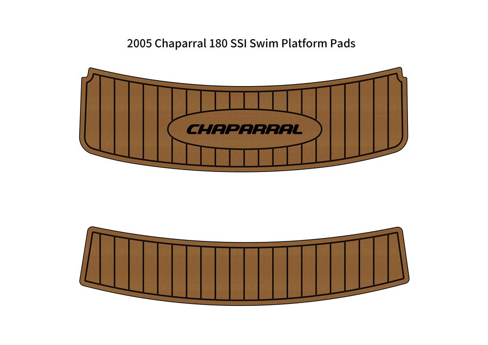 2005 Chaparral 180 SSI Swim Platform Step Boat EVA Foam Teak Deck Floor Pad Mat