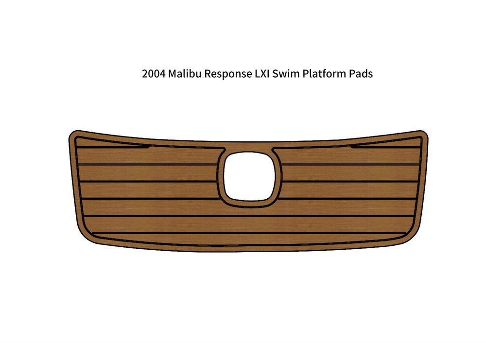 2004 Malibu Response LXI Swim Platform Boat EVA Faux Foam Teak Deck Floor Pad