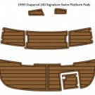 1999 Chaparral 240 Signature Swim Platform Boat EVA Foam Teak Deck Floor Pad Mat