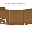 Four Winns 328 Vista Swim Platform Boat EVA Foam Faux Teak Deck Floor Pad Mat