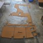 2004 Rinker Fiesta Vee 270 Swim Platform Cockpit Pad Boat EVA Teak Floor Mat