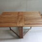 Teak Folding Table Rectangular Butterfly 29.5x55.1x28.3Inch Marine Boat Yacht RV