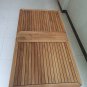 Teak Folding Table Rectangular Butterfly 29.5x55.1x28.3Inch Marine Boat Yacht RV