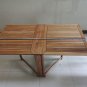 Teak Folding Table Rectangular Butterfly 29.5x55.1x28.3Inch Marine Boat Yacht RV
