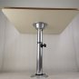 Aluminum Adjustable Table Pedestal With Removable Base 22-28 Inch Marine Boat RV