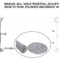 Aluminum Adjustable Table Pedestal Base 20-28 Inch Marine Boat Yacht RV Caravan