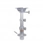 Aluminum Adjustable 3 Step Table Pedestal Mount 11.4-27.2 Inch Marine Boat RV