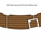 2006-2008 Chaparral 220 SSI Swim Platform Boat EVA Foam Teak Deck Floor Pad Mat