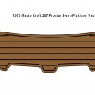 2007 MasterCraft 197 Prostar Swim Platform Boat EVA Foam Teak Deck Floor Pad Mat