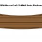2000 MasterCraft X-STAR Swim Platform Pad Boat EVA Faux Foam Teak Deck Floor Mat