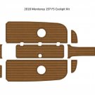2018 Monterey 197 FS Cockpit Pad Boat EVA Foam Faux Teak Deck Floor Mat Flooring