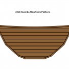 2013 Moomba Mojo Swim Platform Step Pad Boat EVA Foam Faux Teak Deck Floor Mat