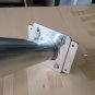 Aluminum Table Pedestal With Side Mount Bracket Swivel Top Polished Marine Boat