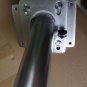 Aluminum Table Pedestal With Side Mount Bracket Swivel Top Polished Marine Boat