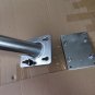 Aluminum Table Pedestal With Side Mount Bracket Swivel Top Polished Marine Boat