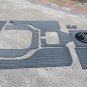 2002 Rayglass 730 Hardtop Swim Platform Cockpit Pad Boat EVA Foam Teak Floor Mat