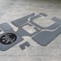 2002 Rayglass 730 Hardtop Swim Platform Cockpit Pad Boat EVA Foam Teak Floor Mat