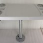 Aluminum Fixed Height Table Mount Leg Pedestal 27 Inch 685mm Boat Marine Caravan