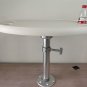 Boat Cockpit White ABS Plastic Oval Table Top 762x460mm 30x18.1 Inch Marine RV