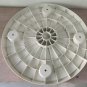 White Boat Cockpit ABS Plastic Round Table Top 610mm 24 Inch Marine Yacht RV