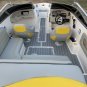 2003 Rinker Fiesta Vee 270 Swim Platform Cockpit Pad Boat EVA Teak Floor Mat