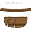 Sea Ray 230 BR Swim Platform Pad Boat EVA Foam Faux Teak Deck Floor Mat Flooring