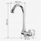 Brass Cold Water Folding Faucet Tap 250*165mm Boat Yacht Camping RV Caravan 008