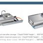 Stainless Steel Pull Type Gas Stove With Sink 800*400*260mm Caravan RV GR-C004