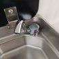 Low Profile Folding Hot Cold Water Faucet Tap Copper RV Caravan Boat GR-S088