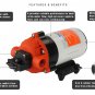 SEAFLO 31 Series DC Diaphragm Pump 12V/24V 2.0-8.0LPM 17-160PSI Marine Boat RV Caravan