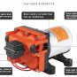 SEAFLO 43 Series DC Diaphragm Pump 12V/24V 3.0-11.3LPM 17-60PSI Marine Boat RV Caravan