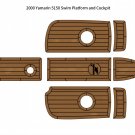 2000 Yamarin 5150 Cockpit Pad Boat EVA Foam Faux Teak Deck Floor Mat Flooring