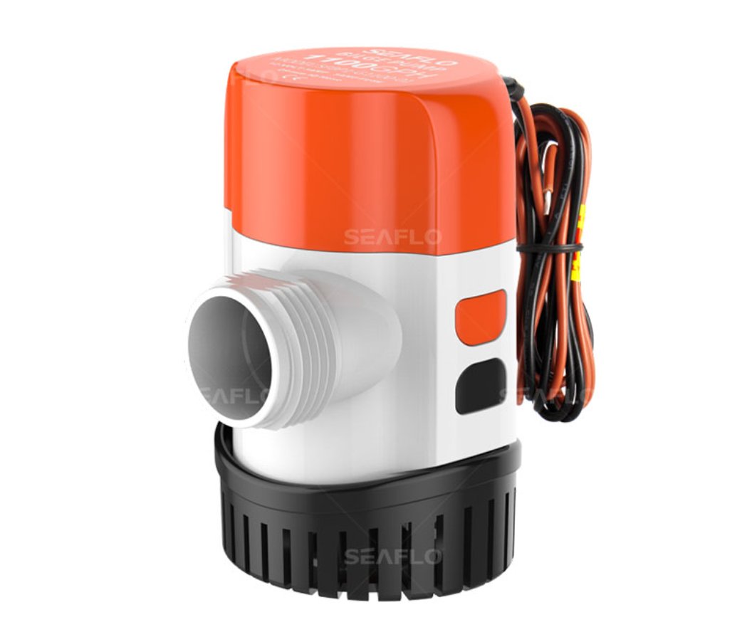 SEAFLO Non-Automatic Bilge Pump 13A SERIES 600/800/1100 GPH Marine Boat RV Caravan