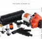 SEAFLO 51 Series Washdown Pump Kit With 7.5m Coiled Hose Marine Boat RV Caravan