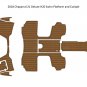 2018 Chaparral 21 Deluxe H20 Swim Platform Cockpit Boat EVA Foam Teak Floor Pad