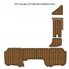 2017 Sea Ray 270 OB Swim Platform Pad Boat EVA Foam Faux Teak Deck Floor Mat