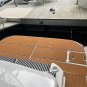 2004 Cruiser Yachts 540 Swim Platform Cockpit Pad Boat EVA Foam Teak Floor Mat