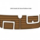 2004 Cobalt 262 Swim Platform Step Pad Boat EVA Foam Faux Teak Deck Floor Mat
