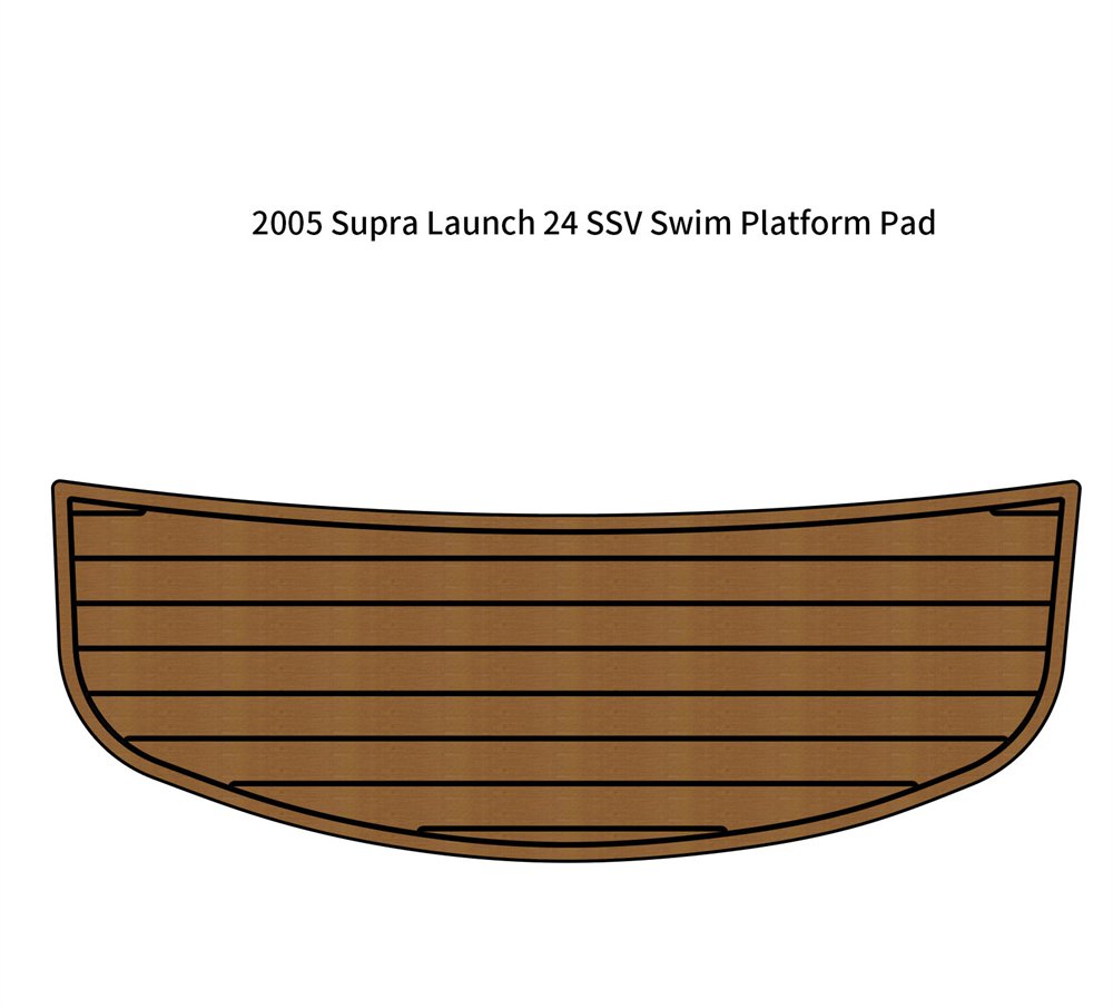 2005 Supra Launch 24 SSV Swim Platform Step Mat Boat EVA Teak Deck Flooring Pad