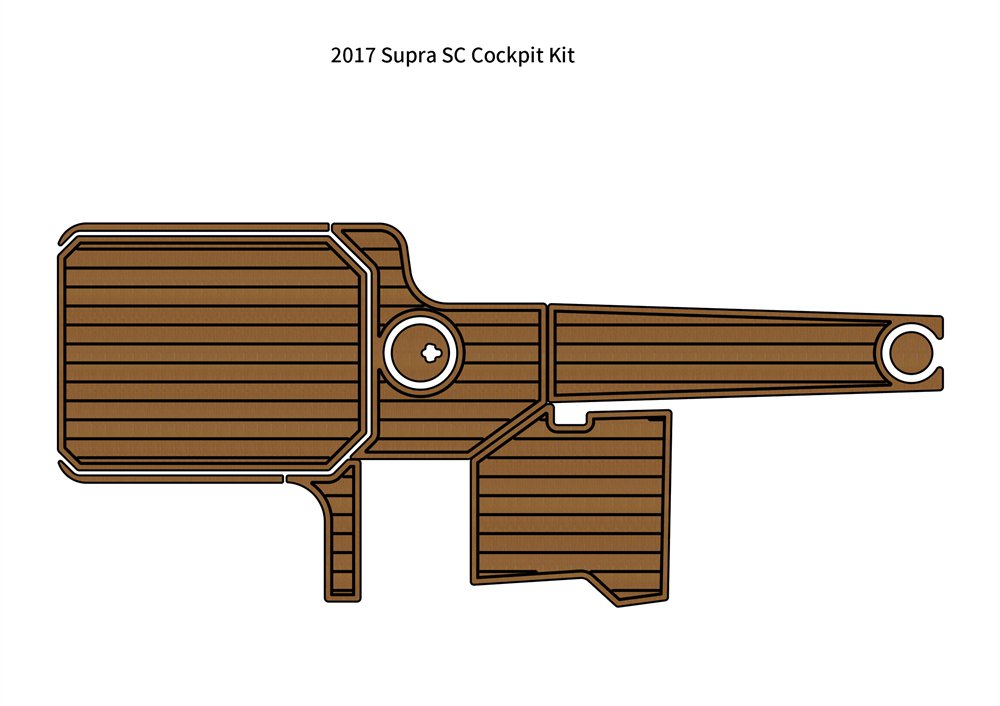2017 Supra SC Cockpit Kit Mat Boat EVA Foam Teak Deck Flooring Pad Self Adhesive