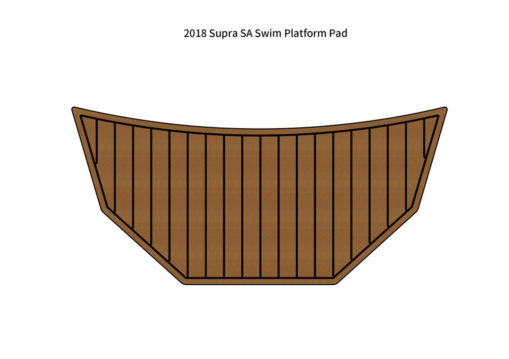 2018 Supra SA Swim Platform Step Mat Boat EVA Faux Foam Teak Deck Flooring Pad