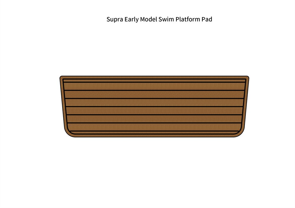 Supra Early Model Swim Platform Step Mat Boat EVA Faux Foam Teak Deck Floor Pad