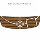 Sea Ray 22 Sundeck Swim Platform Pad Boat EVA Foam Faux Teak Deck Floor Mat