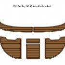 2005 Sea Ray 240 SP Swim Platform Pad Boat EVA Foam Faux Teak Deck Floor Mat