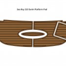 Sea Ray 320 Swim Platform Pad Boat EVA Foam Faux Teak Deck Floor Mat Flooring