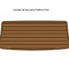 Sea Ray Ski Ray Swim Platform Step Pad Boat EVA Foam Faux Teak Deck Floor Mat