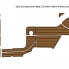 2009 Sea Ray Sundancer 270 Swim Platform Cockpit Pad Boat EVA Foam Teak Floor