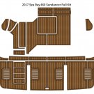 2017 Sea Ray 460 Sundancer Full Kit Pad Boat EVA Foam Faux Teak Deck Floor Mat